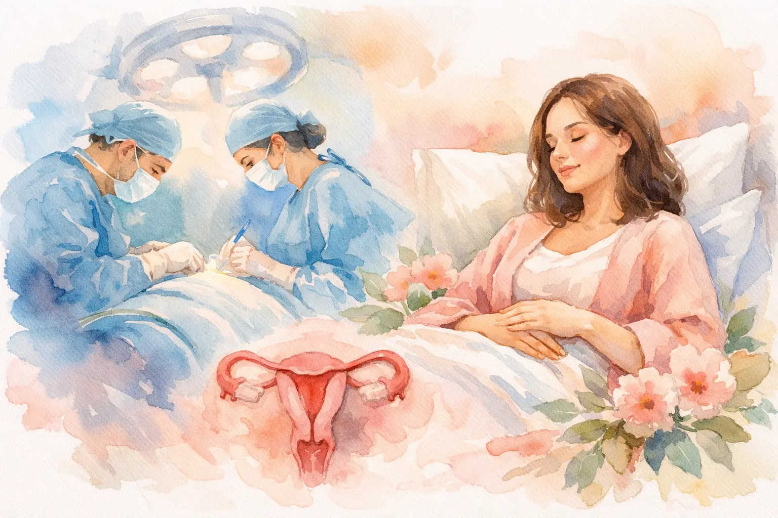 Cirugía para prolapso uterino y recuperación